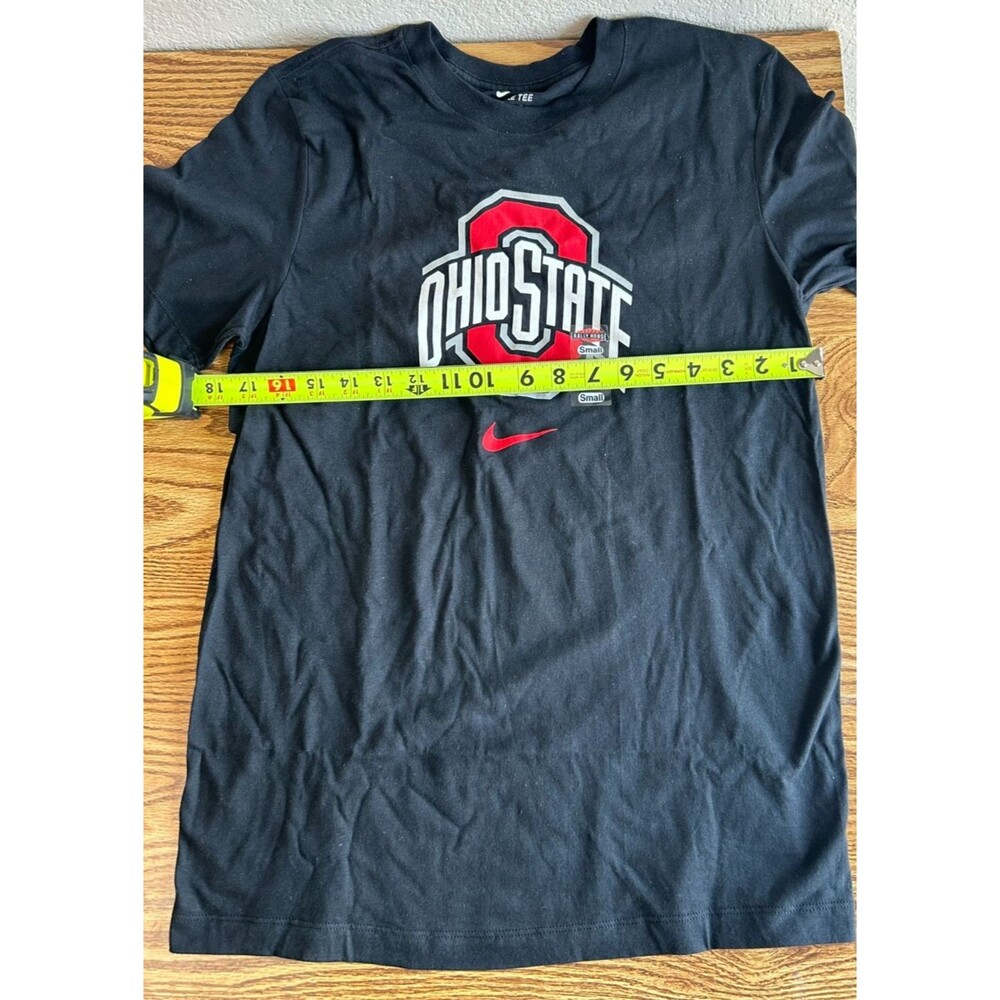 Ohio State Buckeyes Men’s Nike Tee Shirt Black Print Short Sleeve - Picture 3 of 5
